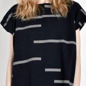 UZI Broken Line Cotton Top